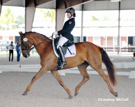 Lauren Barwick (CAN) and Off To Paris (Photo: (C) Lindsay McCall)