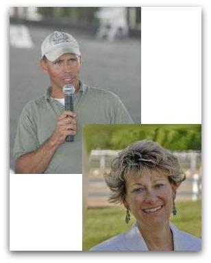 Steffen Peters and Janet Foy of the United States