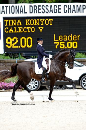 Tina Konyot and Calecto V Photo: Susan J. Stickle