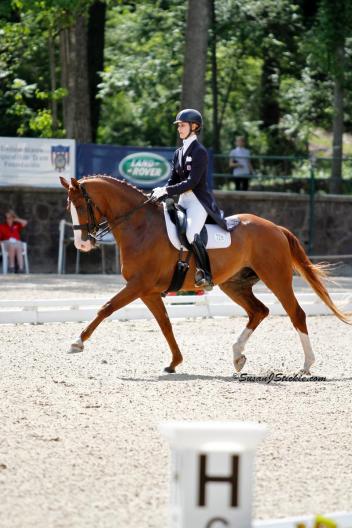 Caroline Roffman and Pie at the 2012 USEF Dressage Festival of Champions (Photo: SusanJStickle.com)