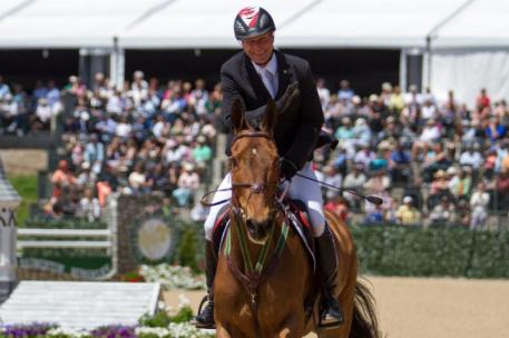 Peter Barry and Kilrodan Abbott at the 2014 CCI 4* Rolex Kentucky Three Day Event Photo courtesy of Cheryl Denault