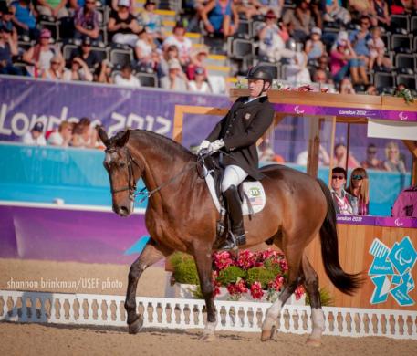 Jonathan Wentz and NTEC Richter Scale at the 2012 Paralympic Games (Photo: Shannon Brinkman)