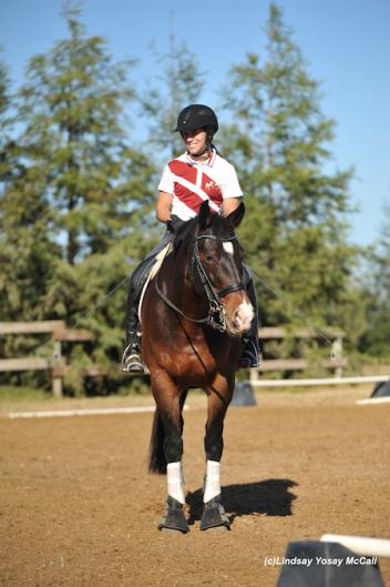 Ashleigh Flores-Simmons and Verite at the 2013 U.S. Para-Dressage National Symposium in Winters, CA. Photo by Lindsay McCall