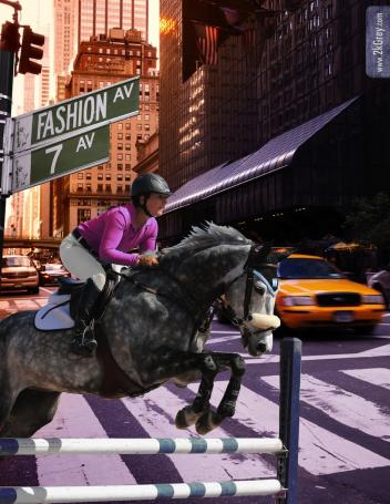 For 2014 ESP Spring ,000 Grand Prix, one fence will get a fashion makeover by Official Presenting Sponsor 2kGrey, an exciting new name in modern equestrian apparel. (Photo courtesy of 2kGrey)