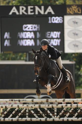 Czech and Alexandra McReady. Photo copyright Parker/The Book LLC.