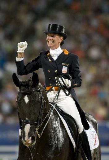 The Netherlands' Anky Van Grunsven and Salinero