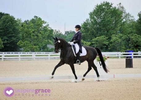 Anna Marek and Unico G will compete in the Grand Prix US Dressage Finals Photo: Kristin Posner