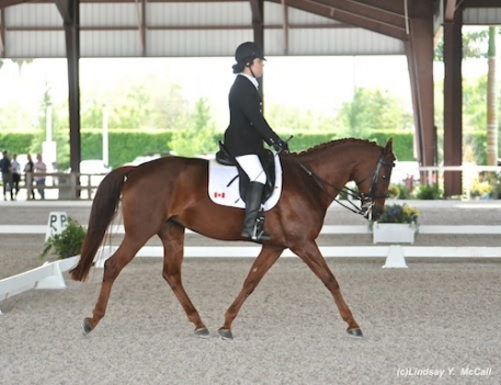 Ashley Gowanlock (CAN) and Collegiate Sweet Leilani Photo: SusanJStickle