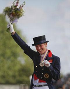 The proud Laura Bechtolsheimer at the EC Windsor last year (Picture library Dirk Caremans www.hippofoto.be)