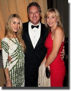 Mark Bellissimo with wife Katherine and daughter Paige.