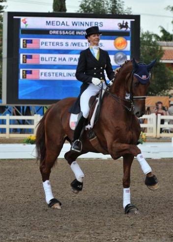 Heather Blitz and Paragon Individual Silver Medalists at the 2011 Pan American Games