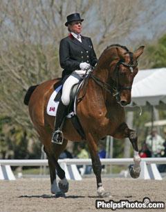 Bonnie Bonnello and Pikardi at the 2010 Palm Beach Dressage Derby