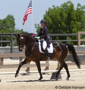 Brandi Roenick and Weltino's Magic, both highly decorated before forming their partnership, are already making a mark on the dressage ring as a pairPhoto: Debbie Hansen