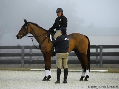 Buck and Park Trader at the Training Sessions with David O'Connor. Photo by Ivegotyourpicture.com. 