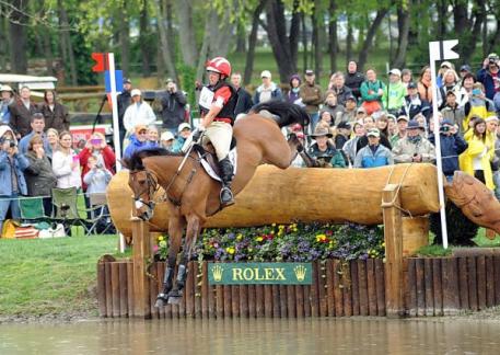 Buck Davidson was awarded the USET Foundation's Pinnacle Cup Trophy for the third time as the highest placed American rider at the 2013 Rolex Kentucky Three-Day Event CCI****. Photo By: Nancy Jaffer.