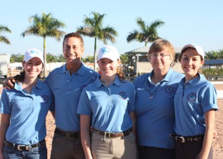 Invited auditors Emilly Gillispie, 16, OH,  Jessica Hainsowrth, 15, NY,  and Ayden Uhlir, 16, TX join their idols and mentors Robert Dover,, Lendon Gray for a photo. (Photo courtesy of Ayden Uhlir)