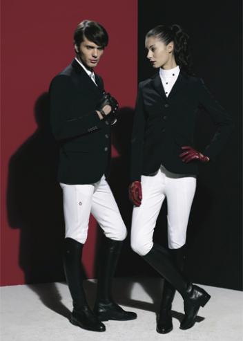 Cavalleria Toscana, an Italian equestrian clothing line, combines technology with design to offer a collection of the finest Italian equestrian fashions featuring high tech fabrics in functional, fashionable styles.  PanaCavallo, the makers of saddles, bridles and leather goods, is pleased to join forces with Cavalleria Toscana, an elegant line of Italian equestrian clothing, to offer the Style Award during the 2012 Dressage Season in South Florida. (Photo courtesy of Cavalleria Toscana)