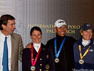 IPC's John Goodman, Tinne Vilhelmsson Silfven, Steffen Peters and Tina Konyot (Photo: Susan J Stickle)