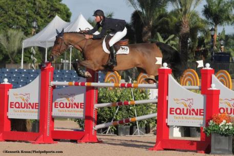 Charlie Jacobs and Flaming Star win ,000 Holiday & Horses CSI-W 2*. Photo By: Kenneth Kraus/PhelpsSports.com