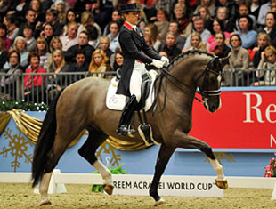 Charlotte Dujardin and Valegro at the Olympia Horse Show (Photo: Team GBR)