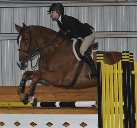 Charlotte Jacobs aboard Stallone VDL. Photo courtesy of Reflections Photography.