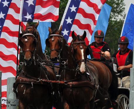 Chester Weber and his team during the 2013 Live Oak International. (Photo courtesy of PicsofYou.com)