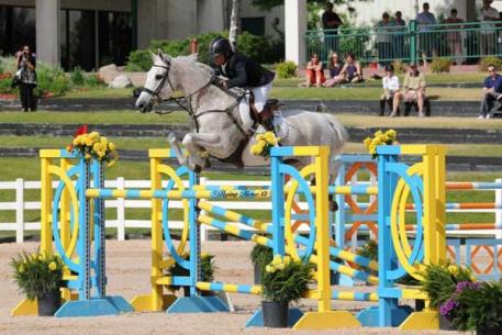 Chianto named  'Omega Alpha Horse of the Month' for June. Flying Horse Photography 