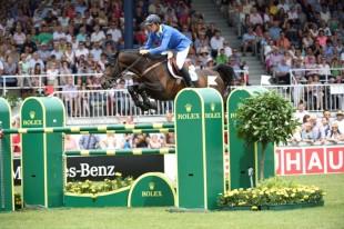 Winner Christian Ahlmann riding Codex One &copy; Rolex/Kit Houghton