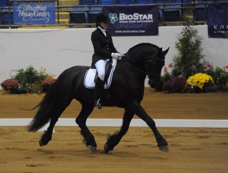 Claudia Chaplin Novick (Mount Holy, North Carolina) will ride her Marco von Laar Photo: WNC photography