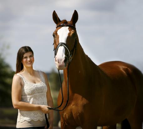 Florida teen dressage star Rebecca Cohen's heart may belong to her horse Downtown, but her education will take precedence this summer in lieu of invitations to study from Colombia University's summer pre-law program and Brown University. (Photo: courtesy of Barbara Bower)