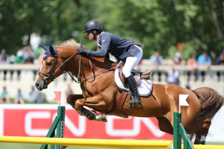 Conor Swail and Lansdowne. Photos © Spruce Meadows Media Services.