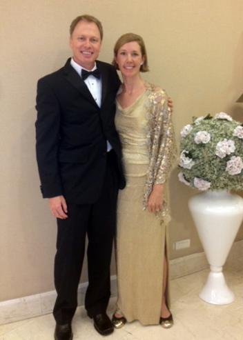Jason and Courtney (King) Dye at the FEI General Assembly in Istanbul, Turkey where they were flown by the FEI to accept the "Against All Odds Award"