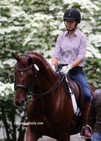 Katrin Dagge winner of the USEF Adust 'Brentina Cup' Dressage National Championships Photo: Mary Phelps