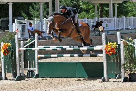 David Dorner and Clyde 9 rode to the ,000 1.40m Jumper victory on the first day of Equifest I. Photo by Kendall Bierer/Phelps Media Group.