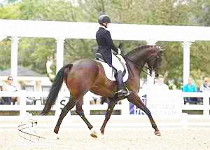 Laura Wharton-Mero (Woodstock, GA) and her own Zandor (Florencio x Nancy BS/Amulet). Photo: Carolyn Buch Photography