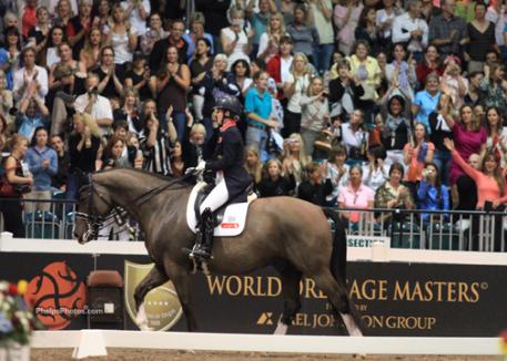 Charlotte Dujardin (GBR) and Valegro - KWPN by Negro at the World Dressage Masters Palm Beach 2012 - (Photo: Mary Phelps - phelpsphotos.com)