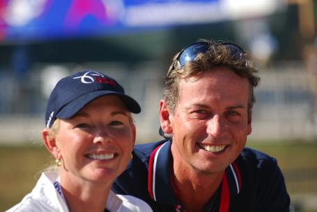 Katherine Bateson-Chandler and Carl Hester (Courtesy of KBC Dressage)
