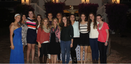 Emerging Dressage Athletes at the Hampton Green Farm Fundraising Party Photo: Betsy LaBelle