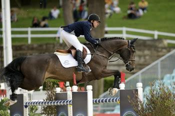 Eric Lamaze and Zigali P S, owned by Artisan Farms, won the €24,000 1.50m Premio 3 on opening day of CSIO5* Rome, Italy. Photo by NoelleFloyd.com