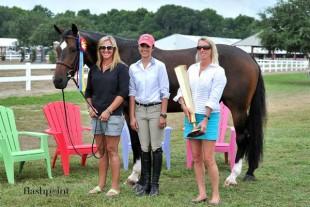 Fabrege, owned and ridden by Sara Stevens, won the James Vaughn Perpetual Trophy.