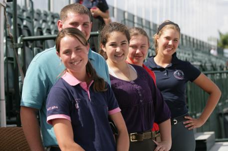 The Participants of the Dressage4Kids 2014 Winter Intensive Training Program Photo: Betsy LaBelle