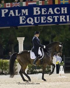 Todd Flettrich and Otto placed second  in the FEI Grand Prix Freestyle CDI 3* at the 2010 FTI Winter Equestrian Festival. © 2010 SusanJStickle.com