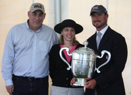 L-R Eric Williams, Ice Horse Owner Julie Garella and Chester Weber  Photo ©PicsofYou.com 
