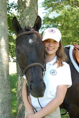 Hanna Powers, 2013 USHJA Youth Leadership Award. Photo copyright Diana Hosford.