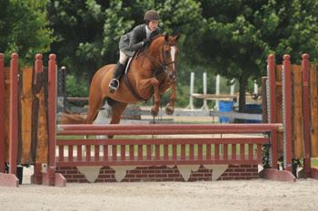  Hannah Taylor, and her horse, Ship Shape, finished as the TAKE2 Thoroughbred High Point Hunter at the 2013 Vermont Summer Festival. Photo by David Mullinix Photography