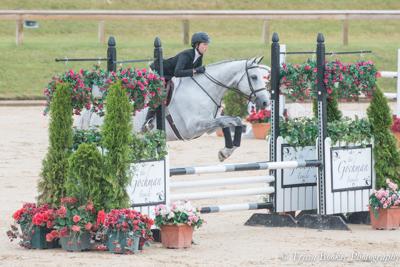 Hannah Satterlund riding Apollo 