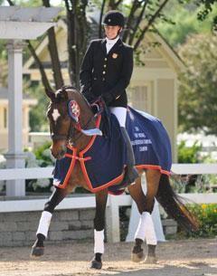 Rebecca Hart and Kazan topped the USEF Para-Equestrian Dressage National Championships and USEF Para-Dressage Selection Trials for the 2010 Alltech FEI World Equestrian Games™. (Photo: © 2010 Lindsay McCall/PMG)