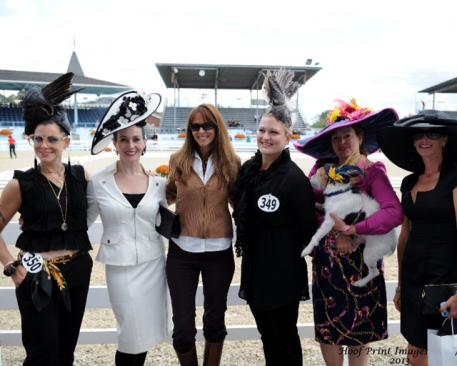 Winners of the Ladies Hat Contest