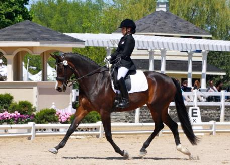 Holly qualifing for the 2010 WEG on Grand Ballerina at Lamplight, 2009. Credit: Tracy Emanuel.