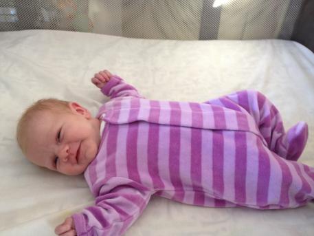 "My little bundle of perfection" said Courtney of River Madison Dye